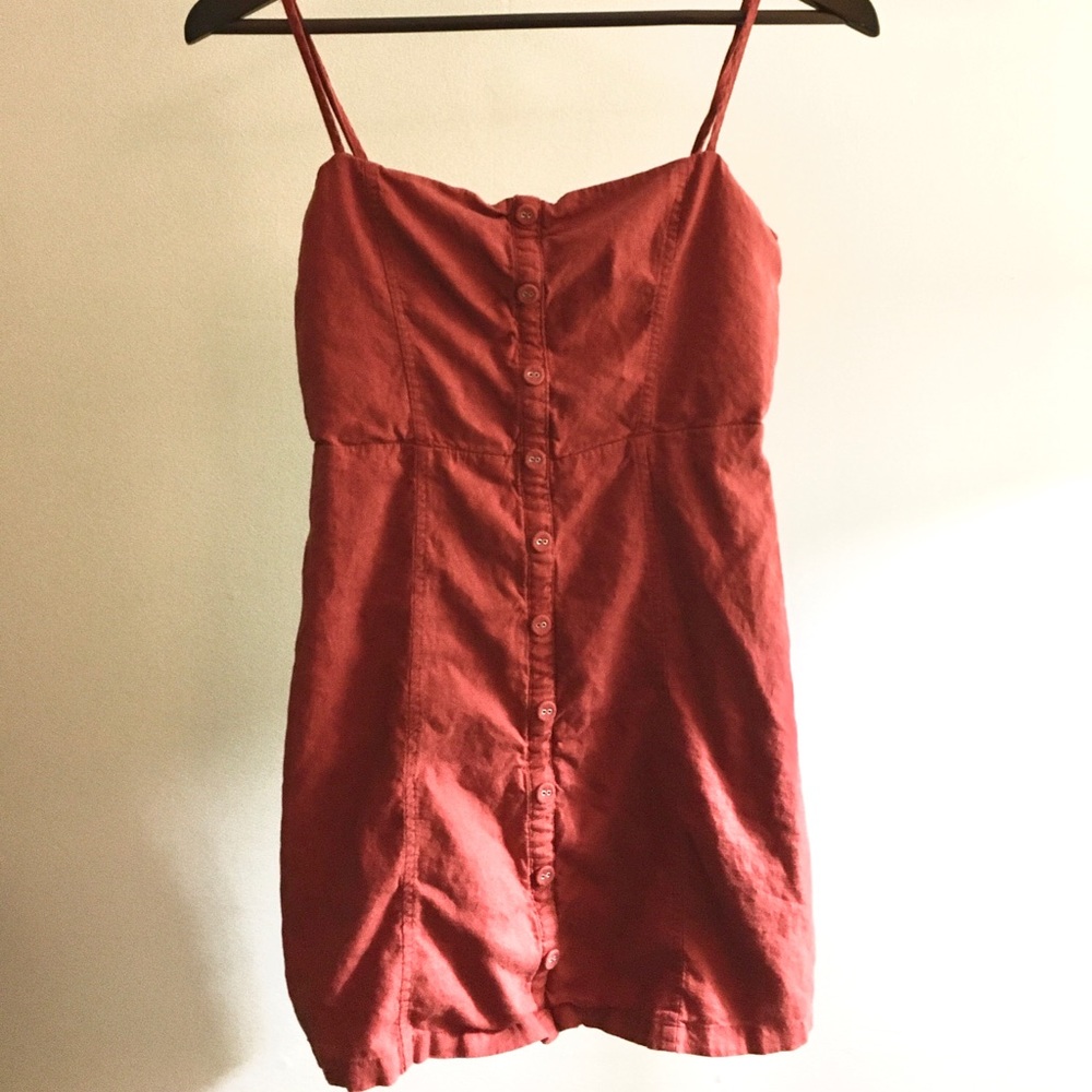 Burnt orange dress